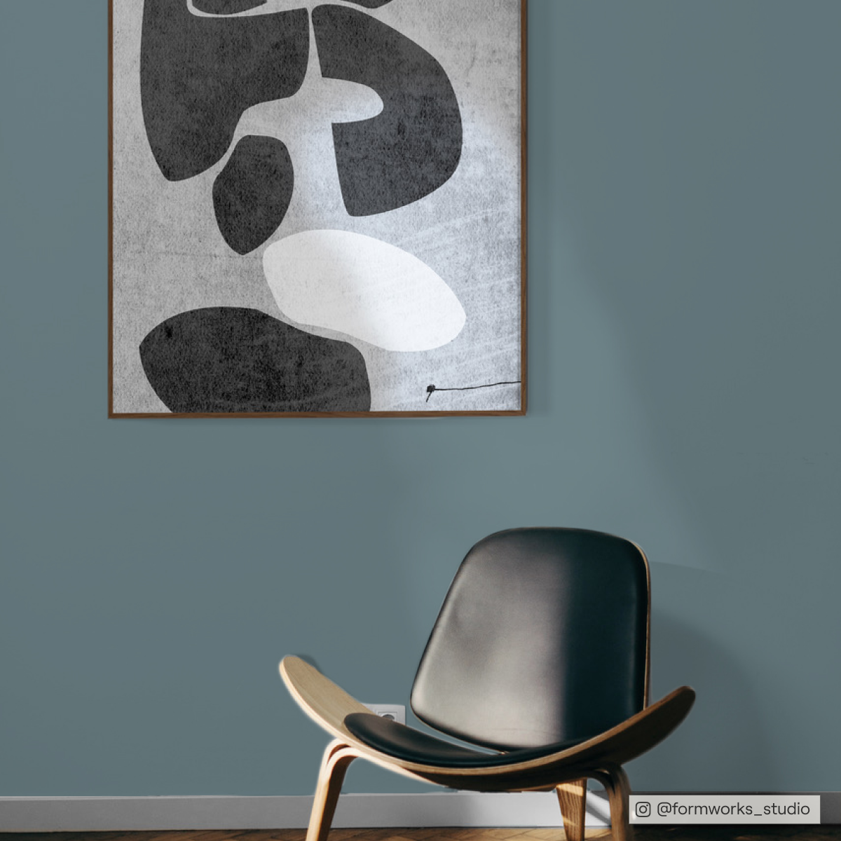 COAT Mr. Clifton Dark Dusty Blue-Teal Emulsion Paint 