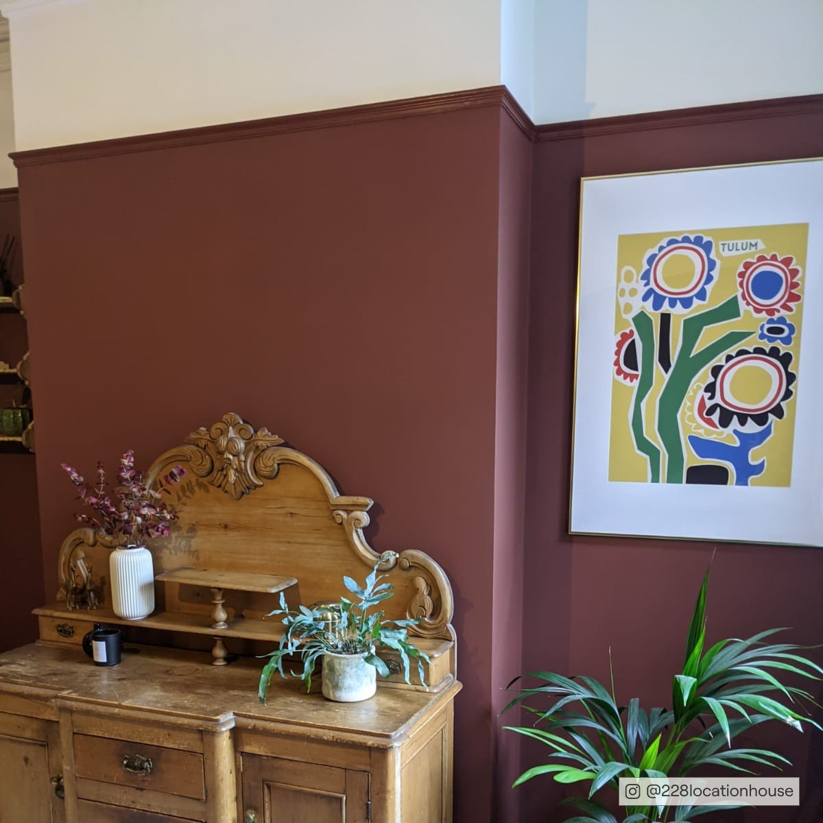 COAT The Old Corset Factory Dark Rust Red Emulsion Paint 