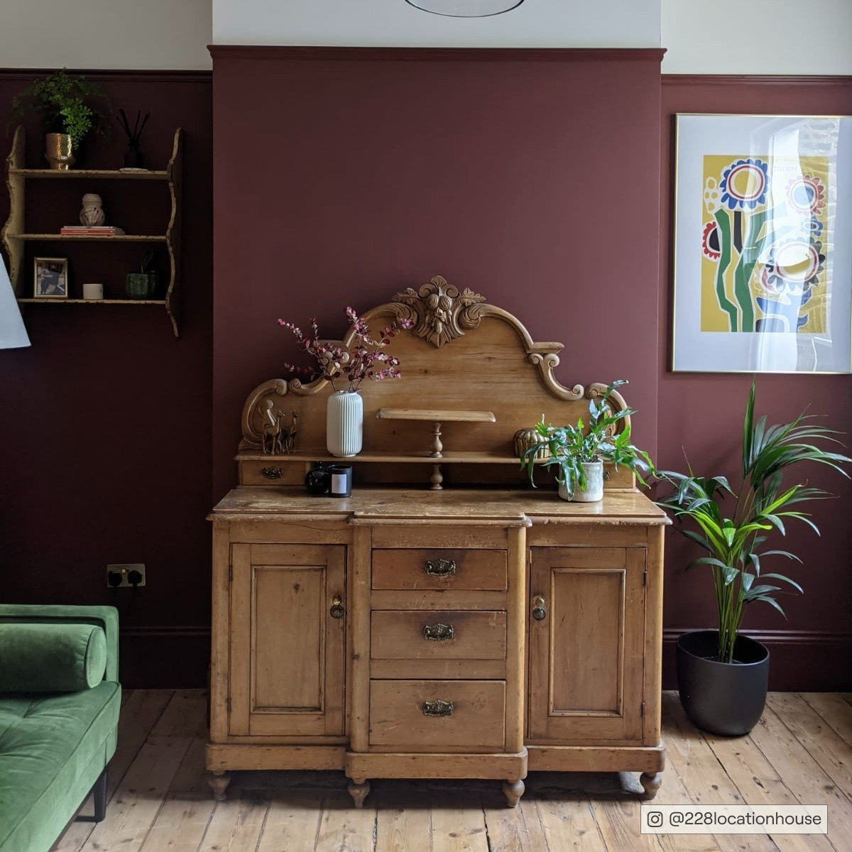 COAT The Old Corset Factory Dark Rust Red Emulsion Paint 