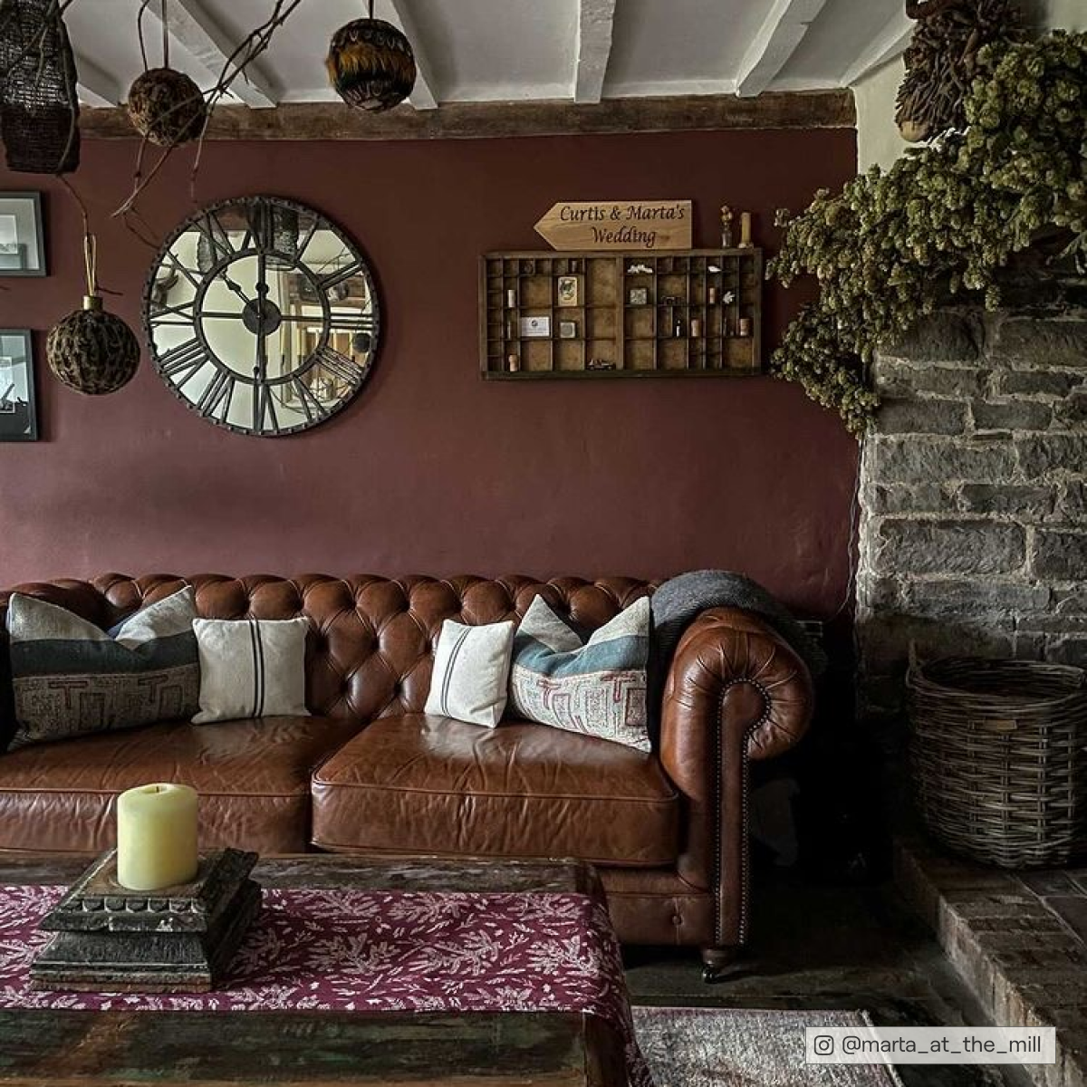 COAT The Old Corset Factory Dark Rust Red Emulsion Paint