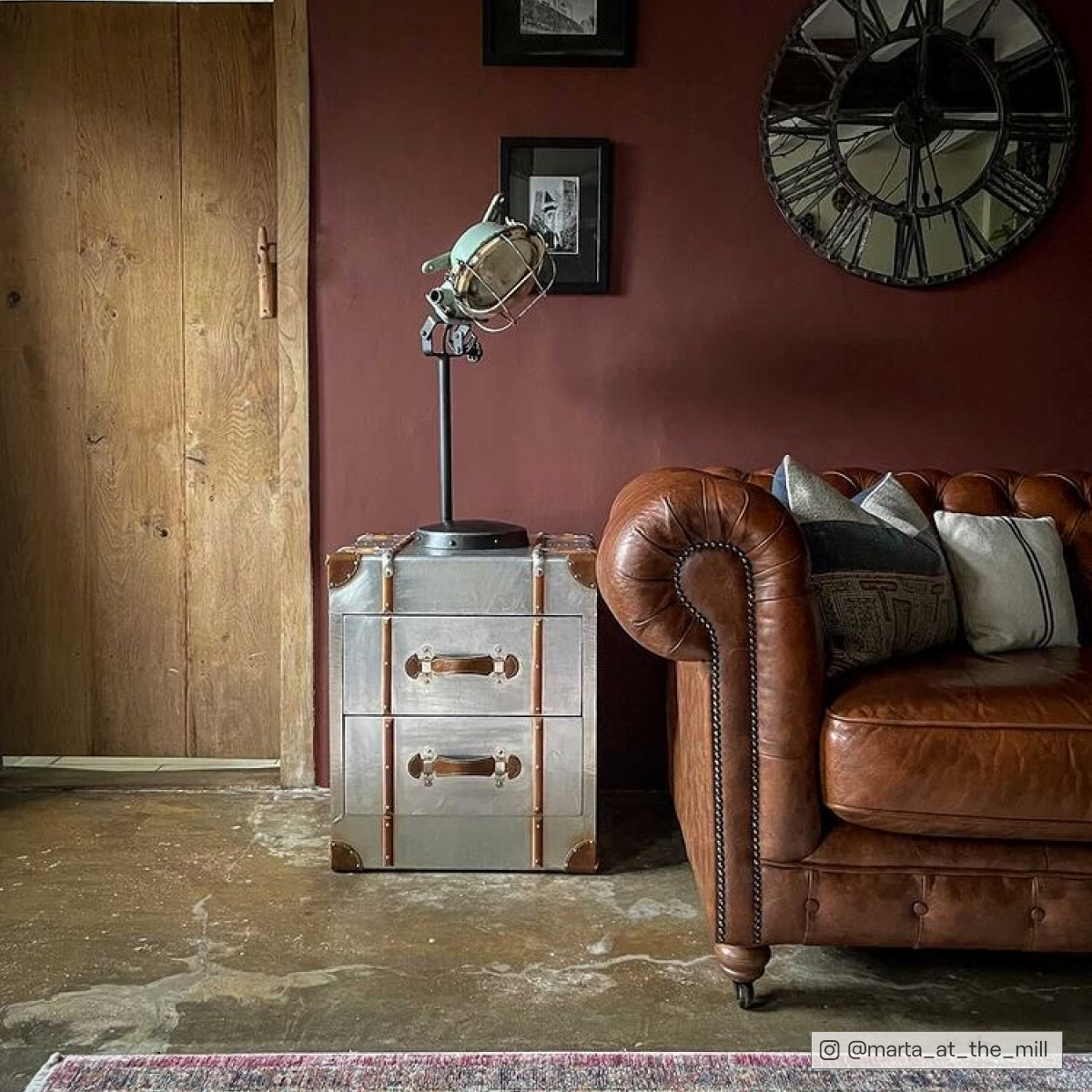 COAT The Old Corset Factory Dark Rust Red Emulsion Paint 