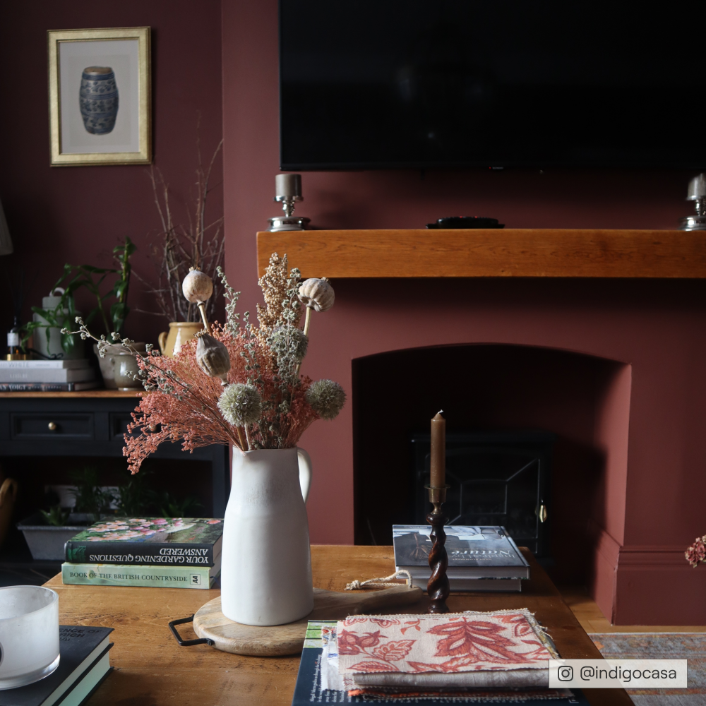 COAT The Old Corset Factory Dark Rust Red Emulsion Paint